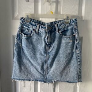 Old Navy Light Blue Denim Mini Skirt